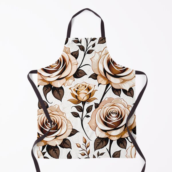 Item preview, Elegant Gold Rose Floral Textile Pattern. designed and sold by MissYouONLY.