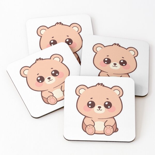Item preview,  Chubby Bear Kawaii Pastel designed and sold by PastelPaws Atelier.