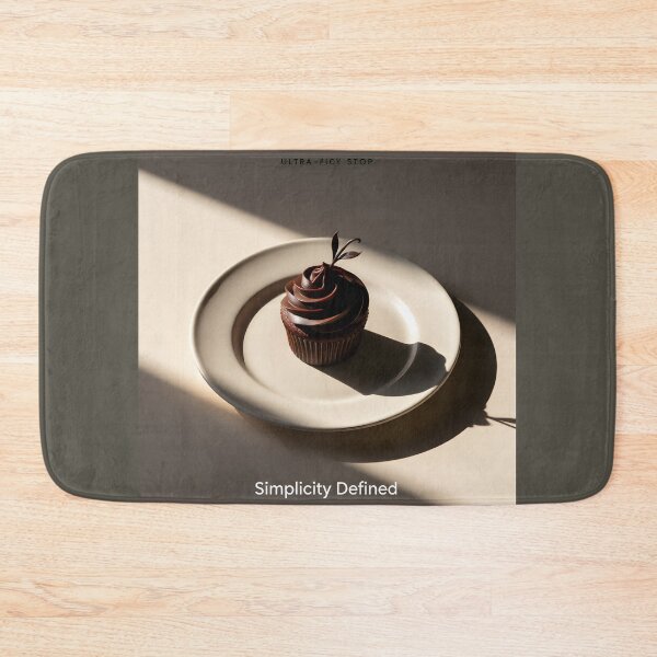 Item preview, "Simplicity Defined — Minimalist Dark Chocolate Petit-Four" designed and sold by Creative-RE.