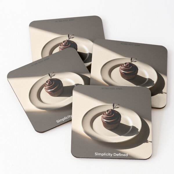 Item preview, "Simplicity Defined — Minimalist Dark Chocolate Petit-Four" designed and sold by Creative-RE.