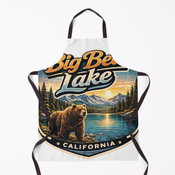 Aperçu de l'œuvre Big Bear Lake, Californie créée et vendue par PamLeeDesign.