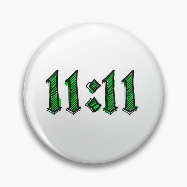 Item preview, 11:11 Angel Number Sticker – Manifestation & Good Vibes Decal designed and sold by Ink & Irony :).