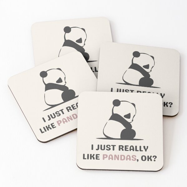 Item preview, I JUST REALLY LIKE PANDAS, OK? designed and sold by muchhappier.