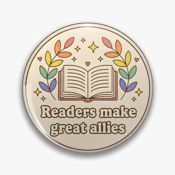 Item preview, Readers Make Great Allies – LGBTQ Pride Reading designed and sold by Pride_Prints.