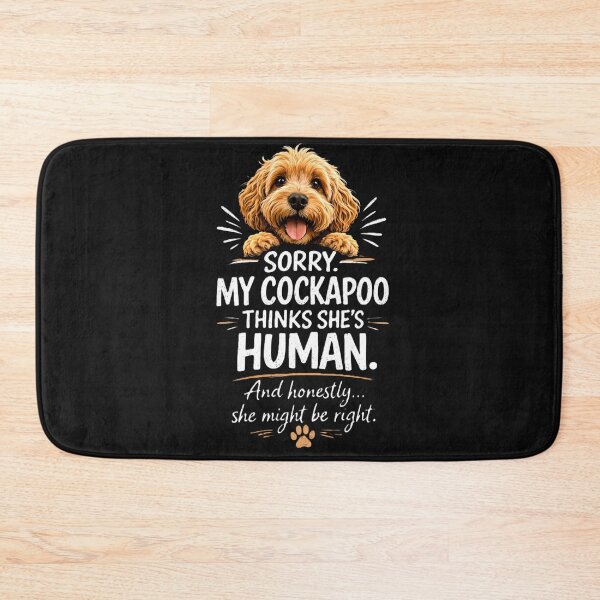 Item preview, Cockapoo Thinks She's Human Funny Cockapoo Owner Gift designed and sold by Cockapoo Society.