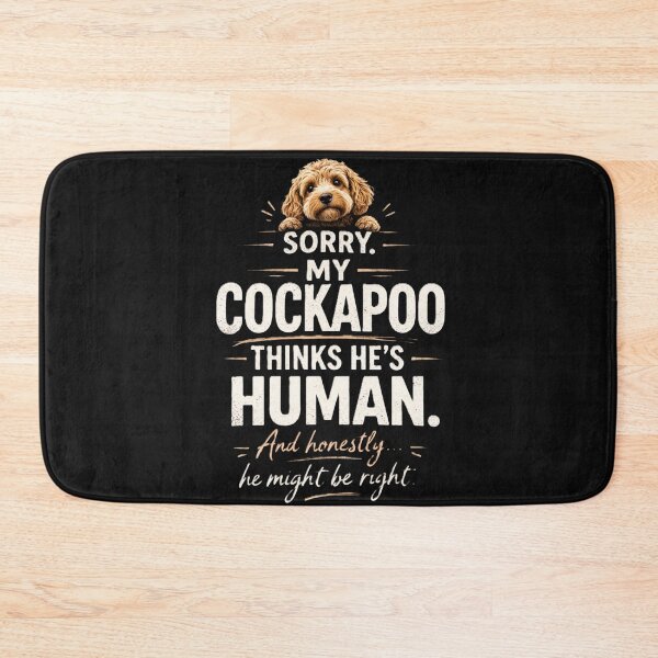 Item preview, Cockapoo Thinks he’s Human Funny Cockapoo Shirt Gift designed and sold by Cockapoo Society.