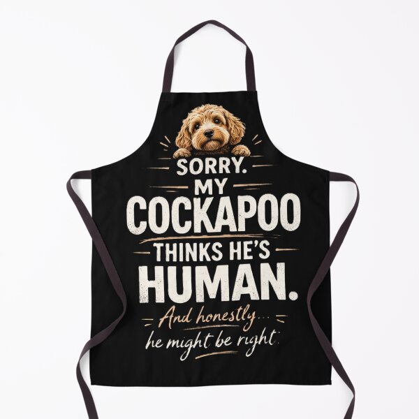 Item preview, Cockapoo Thinks he’s Human Funny Cockapoo Shirt Gift designed and sold by Cockapoo Society.