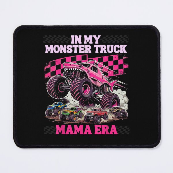 Item preview, In My Monster Truck Mama Era Pink Shark Truck Retro Racing designed and sold by Serene woods.