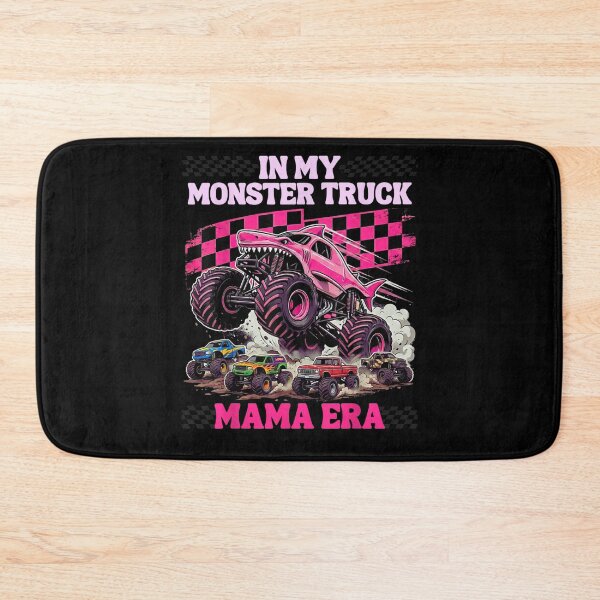 Item preview, In My Monster Truck Mama Era Pink Shark Truck Retro Racing designed and sold by Serene woods.