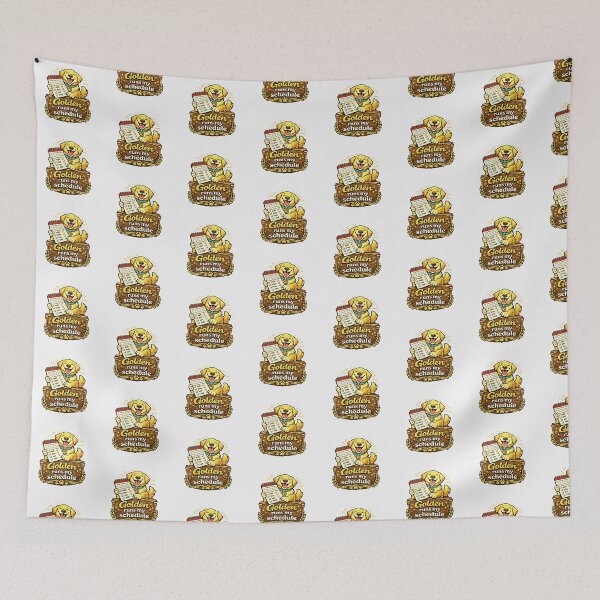 Item preview, Golden Runs My Schedule Retriever Gift designed and sold by WildVista.