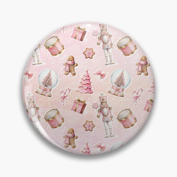 Item preview, Pink Nutcracker Christmas Pattern designed and sold by LouieVanille.