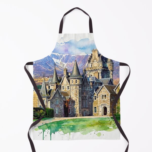 Item preview, Watercolour illustration of Ardverikie Castle, Scotland designed and sold by davidelder.