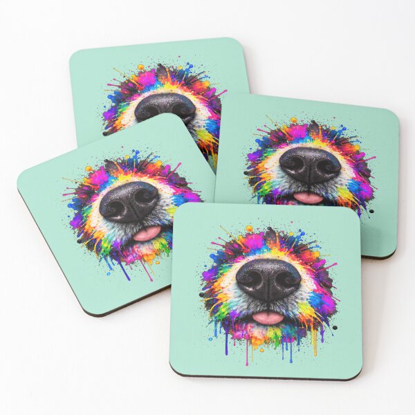 Item preview, Color Splash Dog Nose Pop Art designed and sold by Sn1ver.