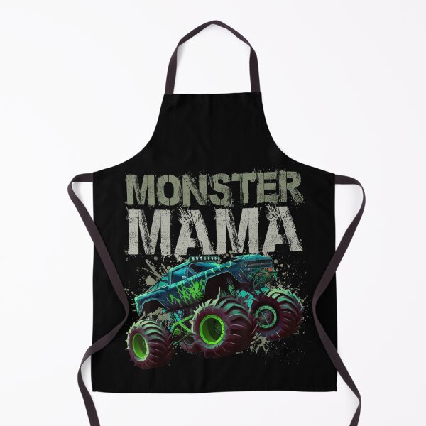 Item preview, Monster Mama Neon Green Splatter Grunge Monster Truck Big Wheel Art designed and sold by Serene woods.