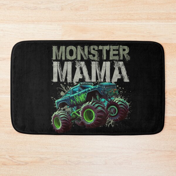 Item preview, Monster Mama Neon Green Splatter Grunge Monster Truck Big Wheel Art designed and sold by Serene woods.