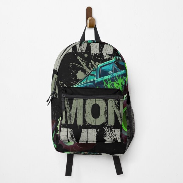 Item preview, Monster Mama Neon Green Splatter Grunge Monster Truck Big Wheel Art designed and sold by Serene woods.