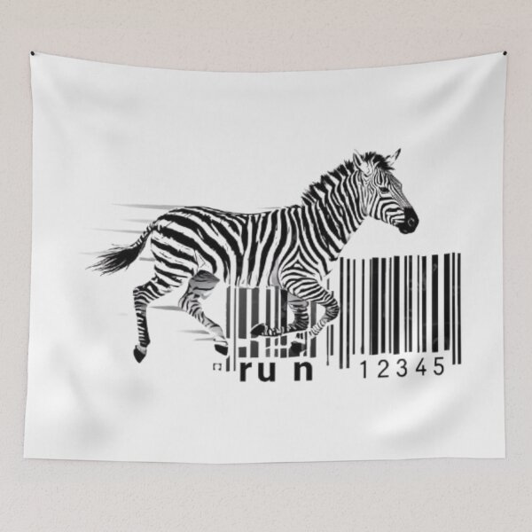 Item preview, RUN, Zebra Barcode Design  designed and sold by Shs-Kenya.