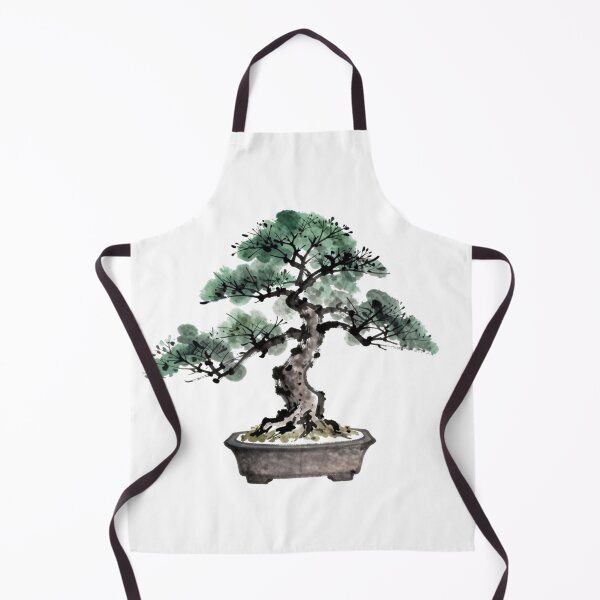 Item preview, Elegant Bonsai Tree Japanese Sumi-E Ink Art Zen Minimalist designed and sold by Artycom.