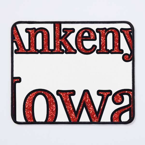 Item preview, Ankeny Iowa City Name With Red Rhinestone designed and sold by TheIconSmith.