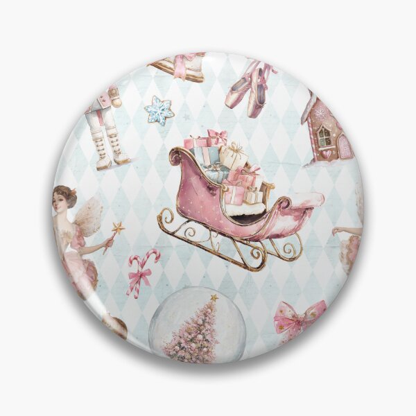Item preview, Pink Nutcracker Christmas Pattern designed and sold by LouieVanille.