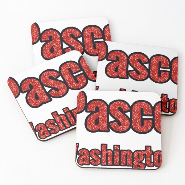 Item preview, Pasco Washington City Name With Red Rhinestone designed and sold by TheIconSmith.
