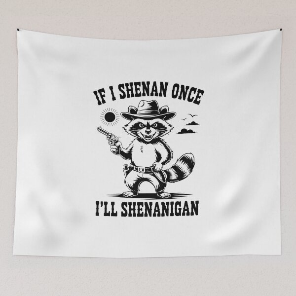 Item preview, If I Shenan Once I’ll Shenanigan  – Vintage Funny Meme Gift for St Patricks Day designed and sold by SEBANOX.