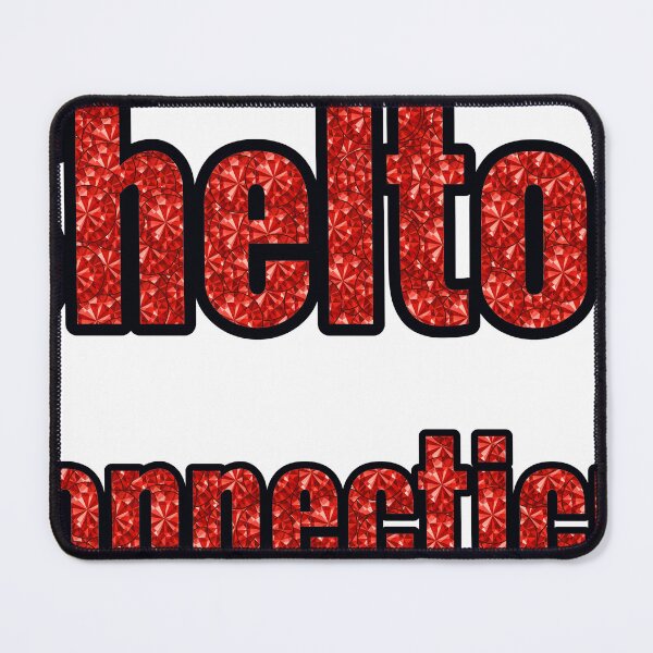 Item preview, Shelton Connecticut City Name With Red Rhinestone designed and sold by TheIconSmith.