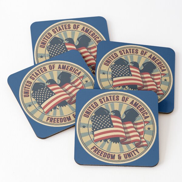 Item preview, Freedom and Unity United States Patriotic Emblem designed and sold by BoralisSynth.