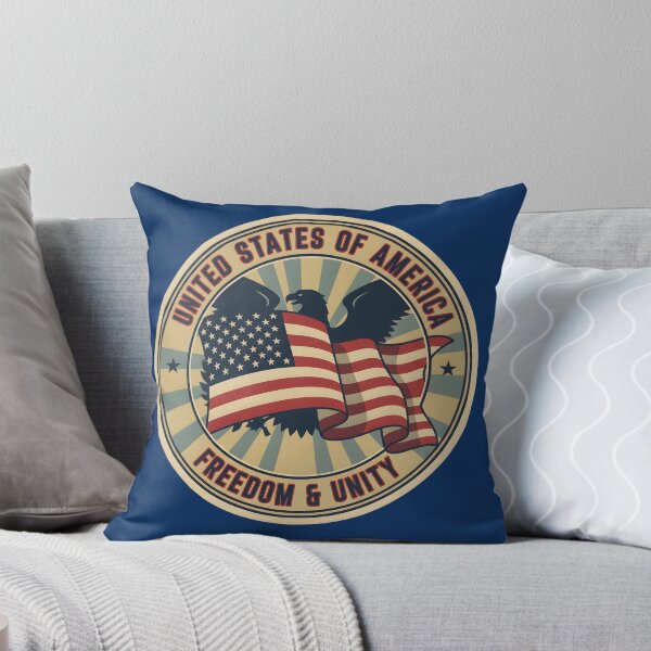 Item preview, Freedom and Unity United States Patriotic Emblem designed and sold by BoralisSynth.