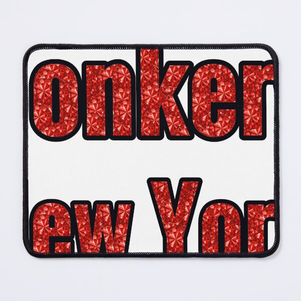 Item preview, Yonkers New York City Name With Red Rhinestone designed and sold by TheIconSmith.