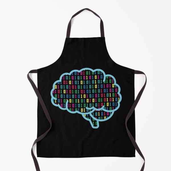 Item preview, Binary Brain – Colorful Digital Mind Code Art for Programmers & Tech Lovers designed and sold by WordPlayStudio.