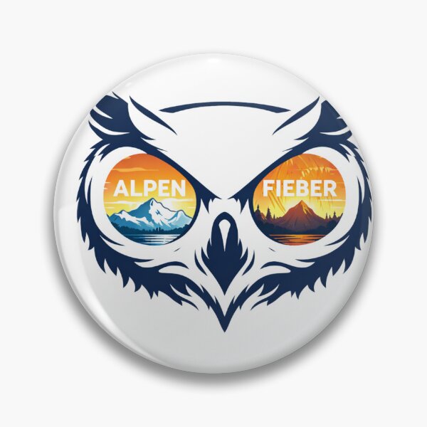 Item preview, Owl with Alpine panorama in its eyes designed and sold by Alpenfieber.