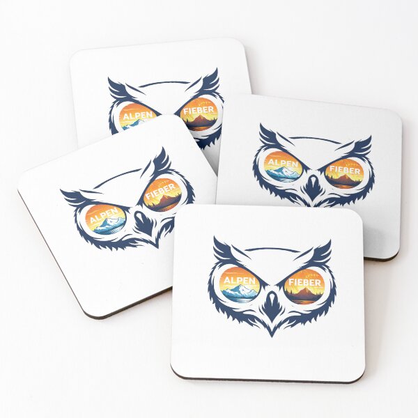 Item preview, Owl with Alpine panorama in its eyes designed and sold by Alpenfieber.