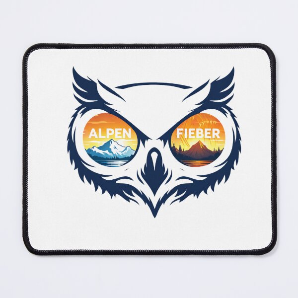 Item preview, Owl with Alpine panorama in its eyes designed and sold by Alpenfieber.