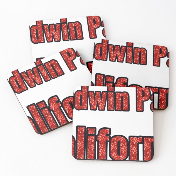 Item preview, Baldwin Park California City Name With Red Rhinestone designed and sold by TheIconSmith.