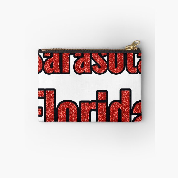 Item preview, Sarasota Florida City Name With Red Rhinestone designed and sold by TheIconSmith.