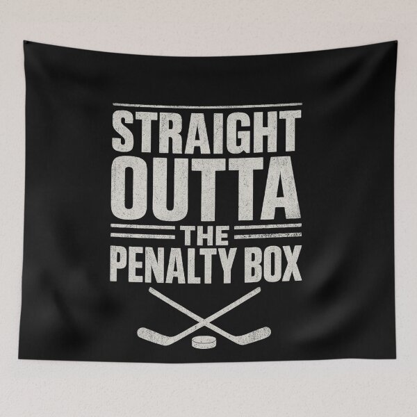 Item preview, Ice Hockey Player Gift Straight Outta The Penalty Box designed and sold by BornBorn.
