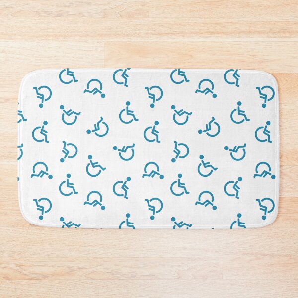 Item preview, Blue Accessibility Seamless Pattern designed and sold by OEKAKIYASAN.