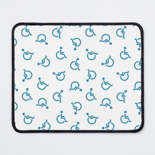 Item preview, Blue Accessibility Seamless Pattern designed and sold by OEKAKIYASAN.