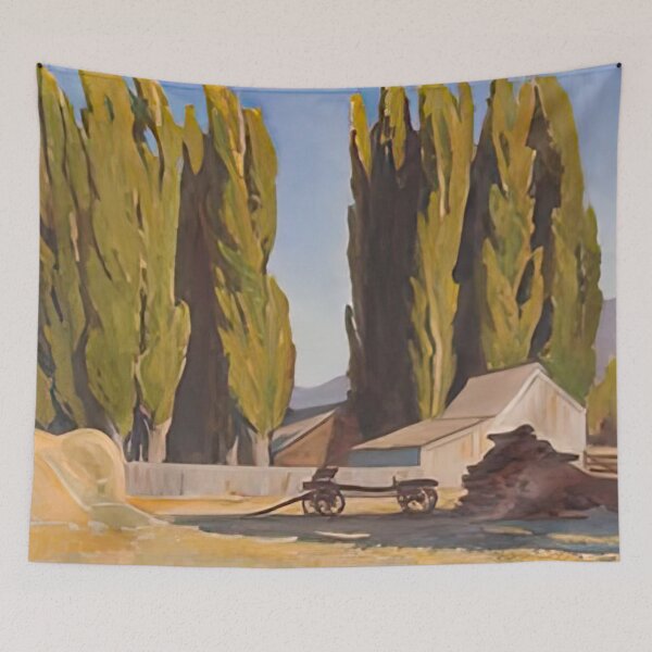 Item preview, New Upload - Maynard Dixon - Best Artist  -  Barn and Poplars, 1935 - Maynard Dixon  designed and sold by GabyDAlessandro.