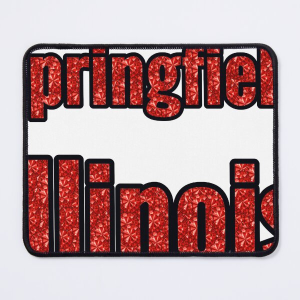 Item preview, Springfield Illinois City Name With Red Rhinestone designed and sold by TheIconSmith.