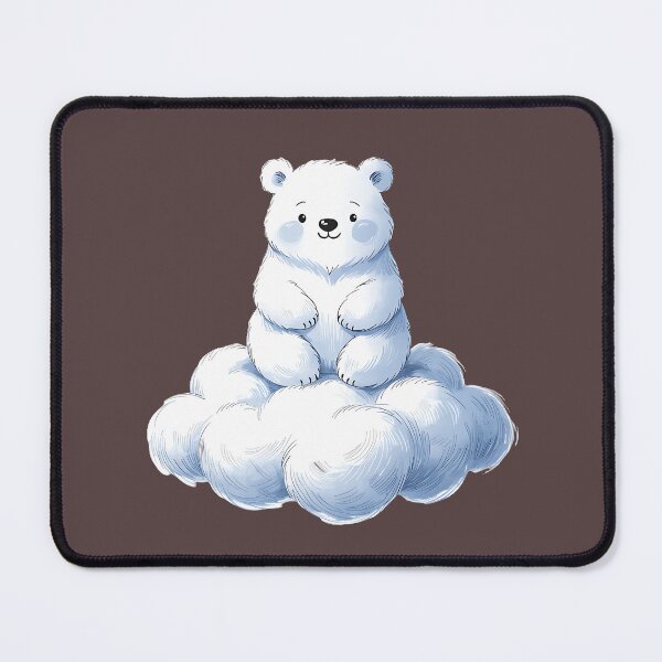 Item preview, Cloud Polar Bear designed and sold by Neural-canvas.