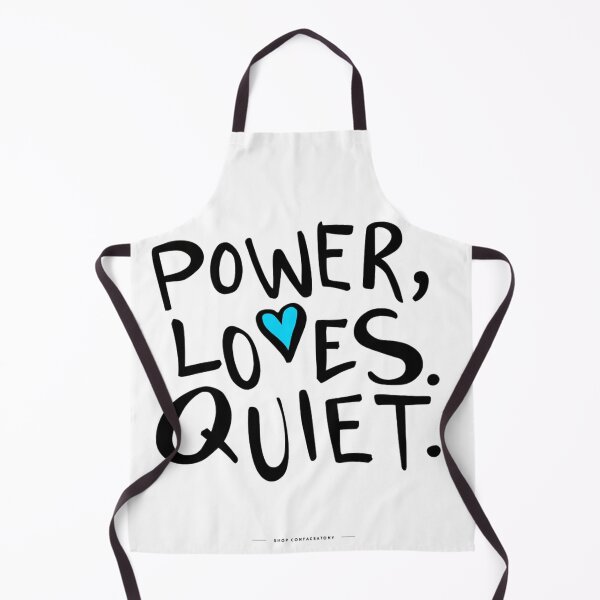 Item preview, Power Loves Quiet – Minimalist Typography Quote designed and sold by Cindralith.
