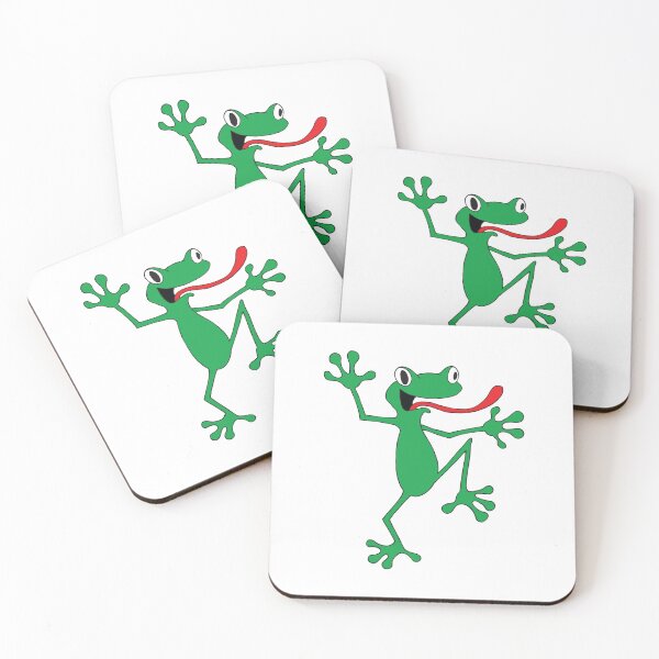 Item preview, Frog Cartoon Illustration Funny Frog Kids designed and sold by RickE.