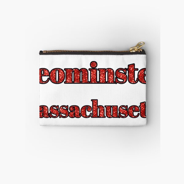 Item preview, Leominster Massachusetts City Name With Red Rhinestone designed and sold by TheIconSmith.