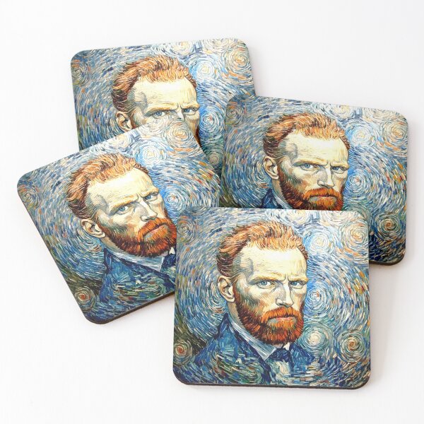 Item preview, Vincent van Gogh Starry Night Style Portrait designed and sold by Shoot-The-Moon.