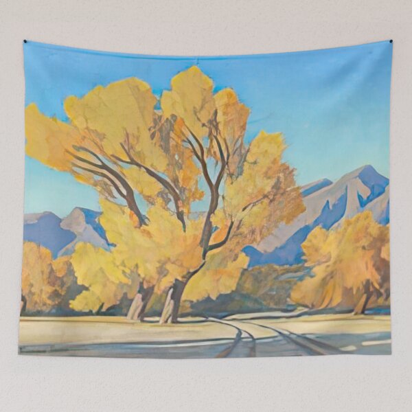 Item preview, New Upload - Maynard Dixon - Best Artist  -  Desert Cottonwoods (1944), 1944 - Maynard Dixon  designed and sold by GabyDAlessandro.