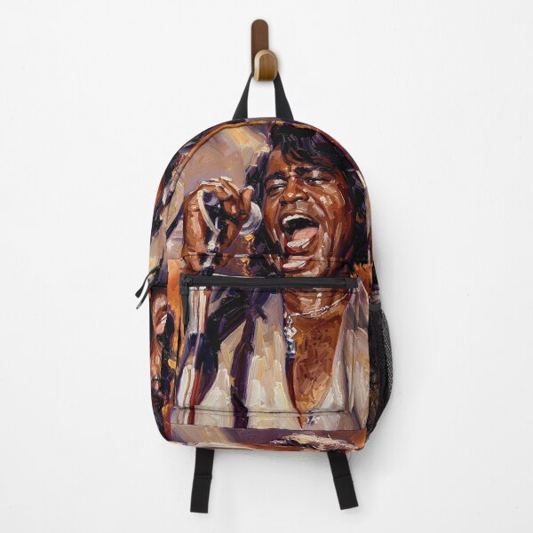 Item preview, Title: The Godfather of Soul – Expressive Oil Portrait designed and sold by Art's Diner.