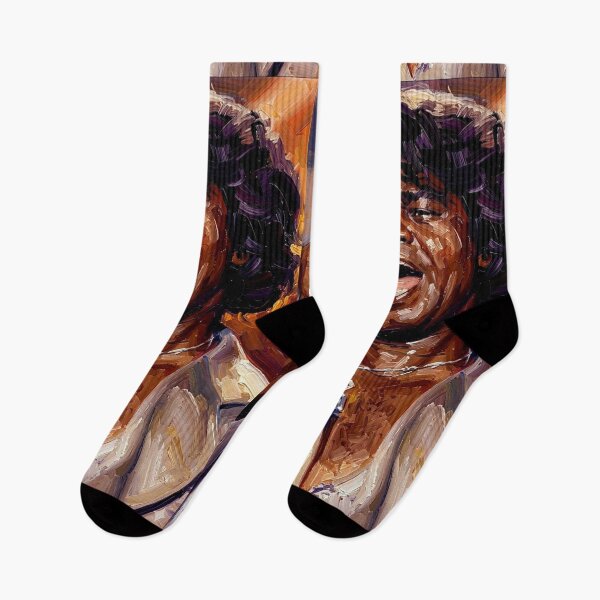 Item preview, Title: The Godfather of Soul – Expressive Oil Portrait designed and sold by Art's Diner.