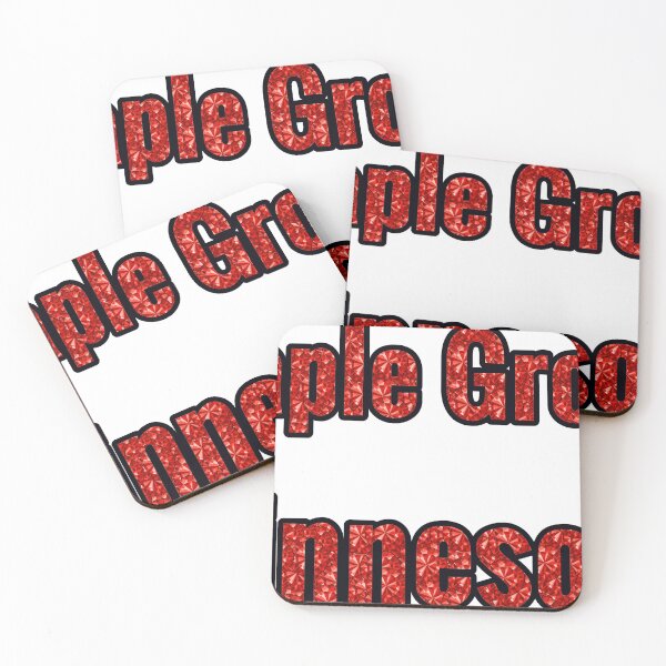 Item preview, Maple Grove Minnesota City Name With Red Rhinestone designed and sold by TheIconSmith.